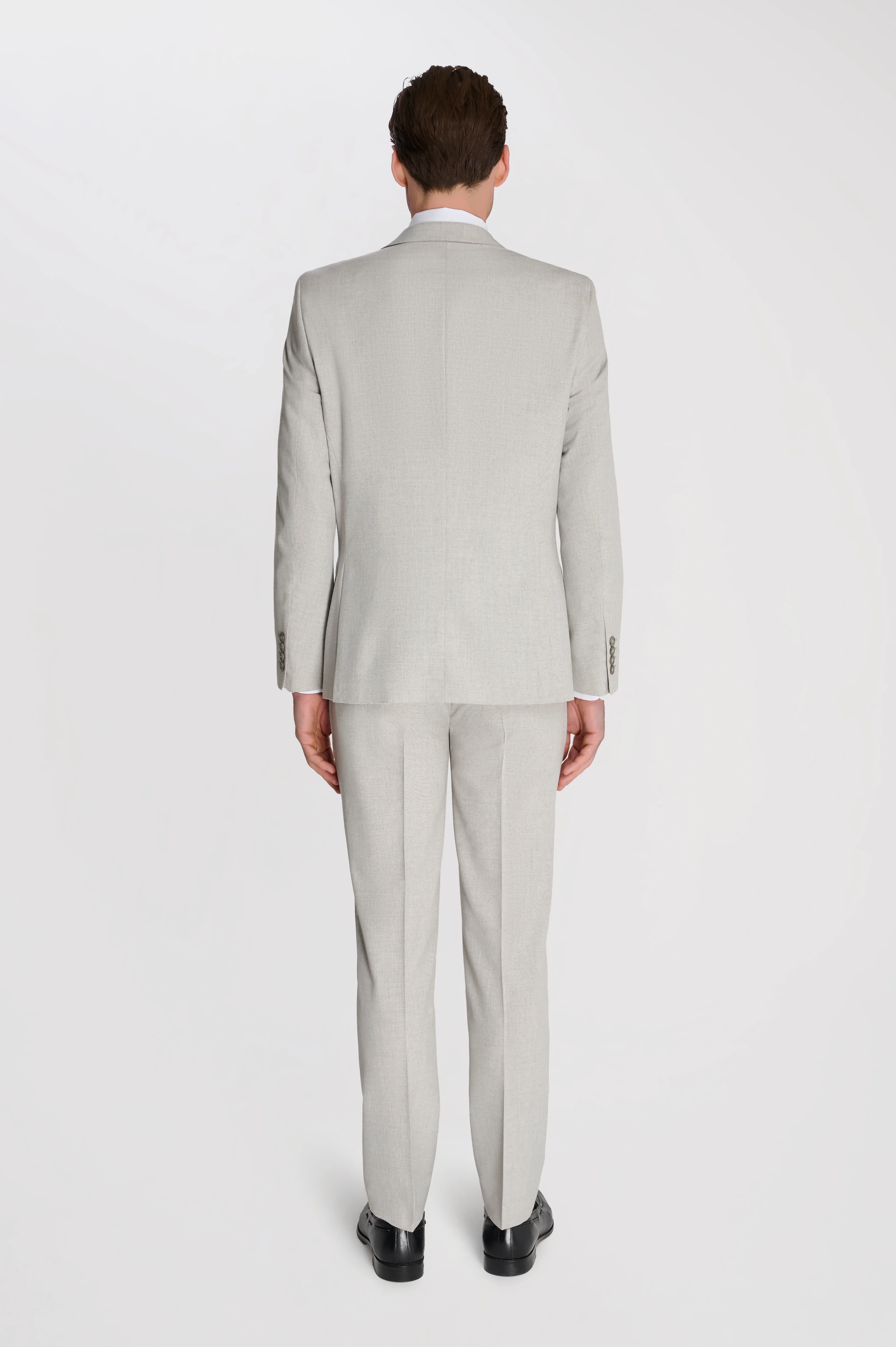 Alex Harry Brown Suit Jacket in Light Grey - Image 4