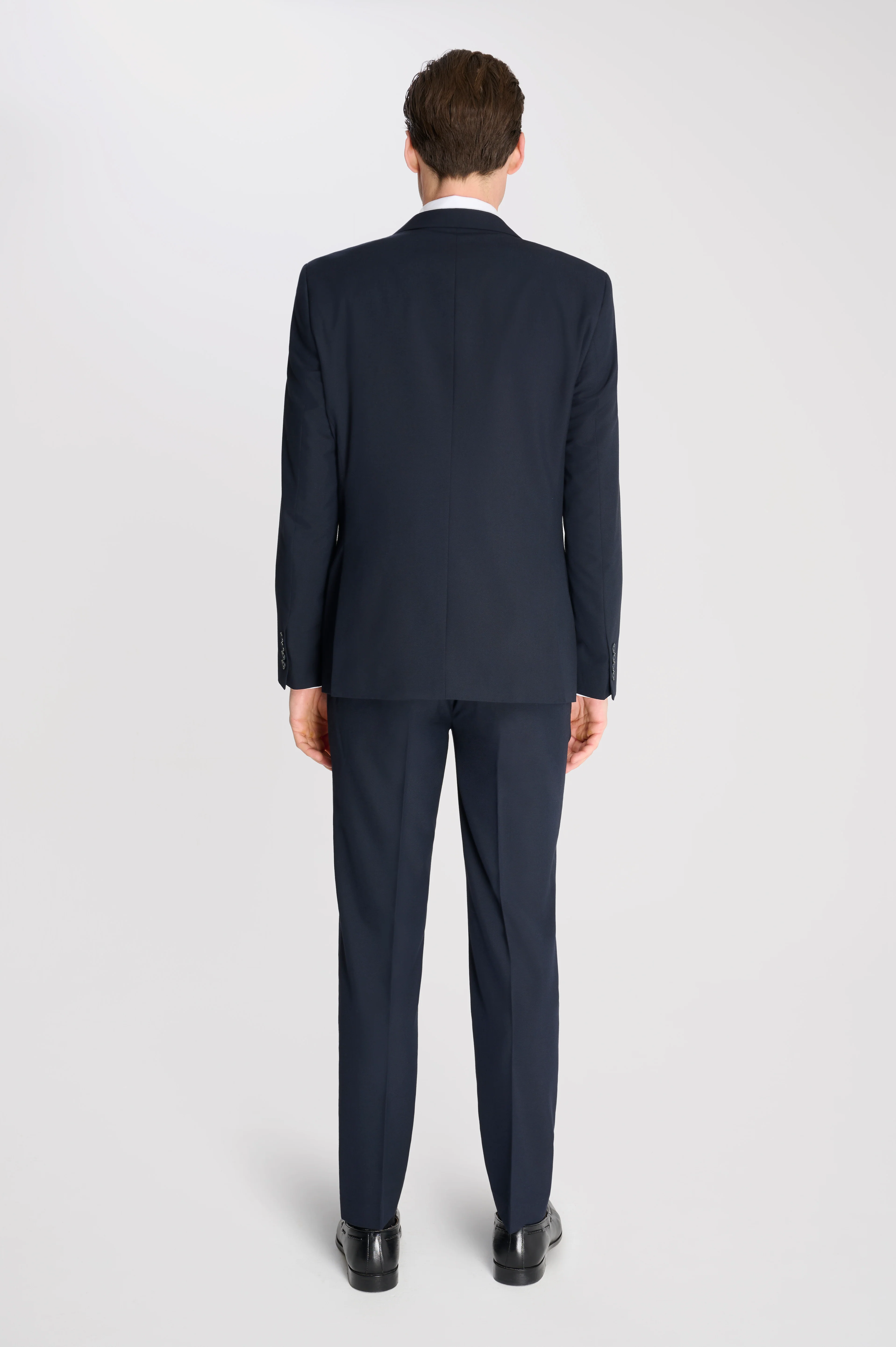 Alex Harry Brown Suit Jacket in Navy - Image 3