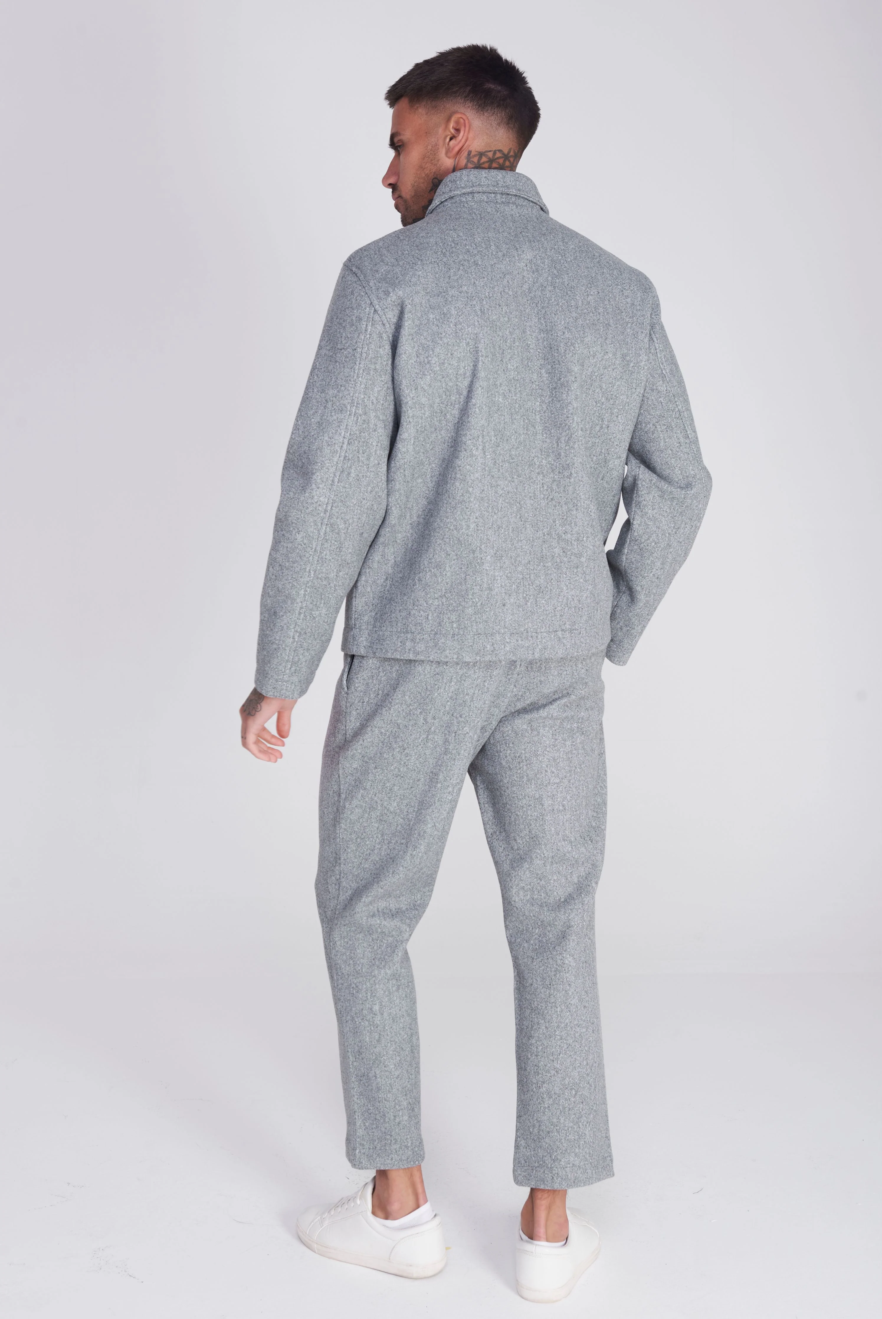 Barcelona Harry Brown Trouser in Grey - Image 5