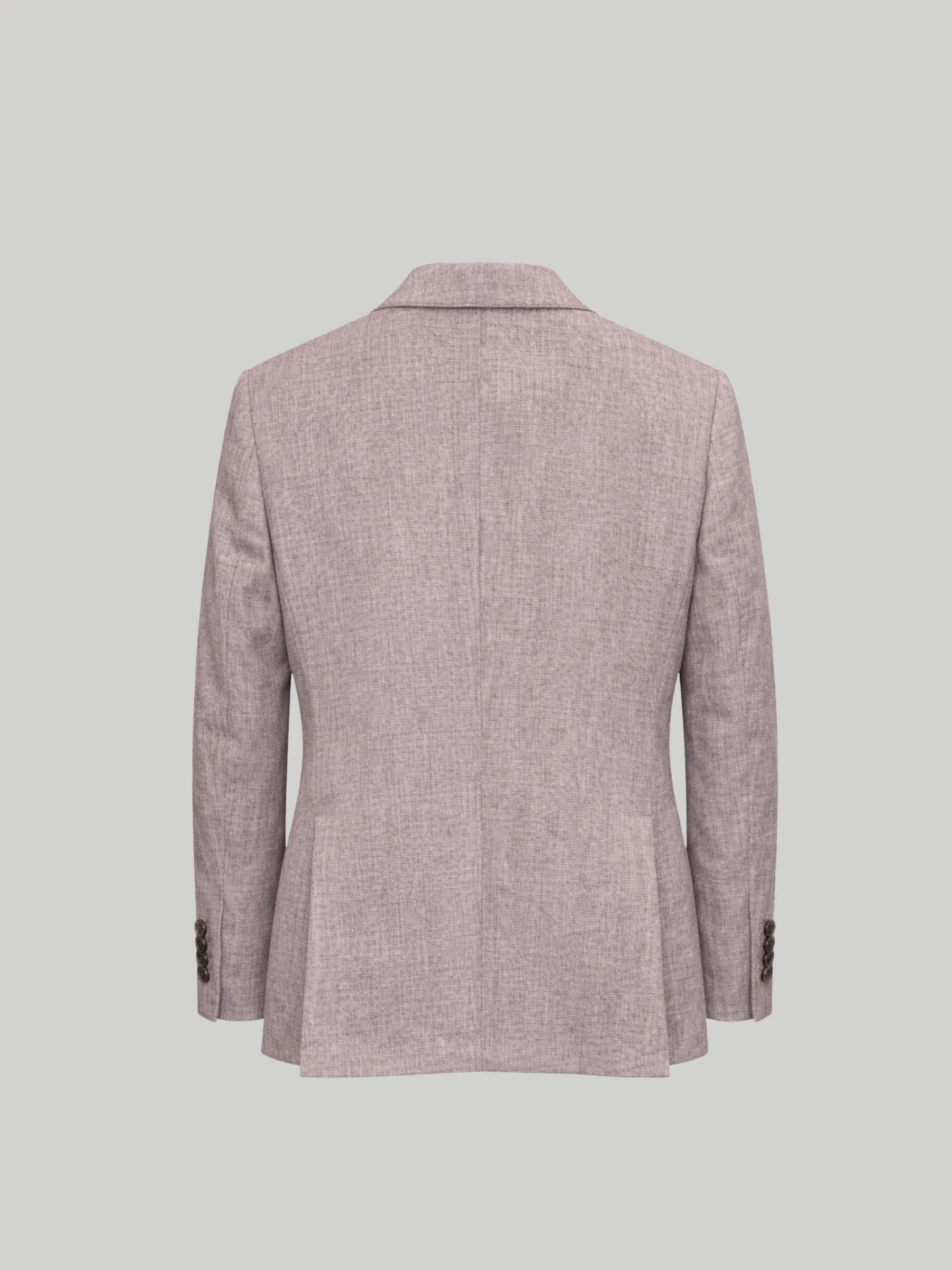 Giacomo Slim Fit Double Breasted Suit Jacket in Berry - Image 7