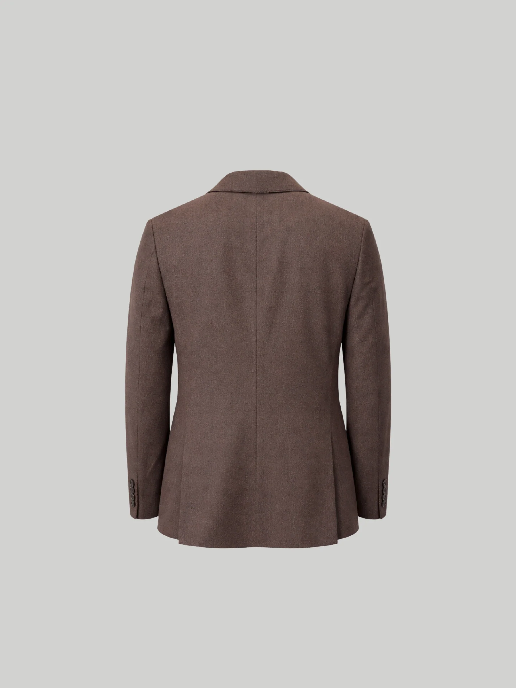 Giacomo Slim Fit Double Breasted Suit Jacket in Brown - Image 7