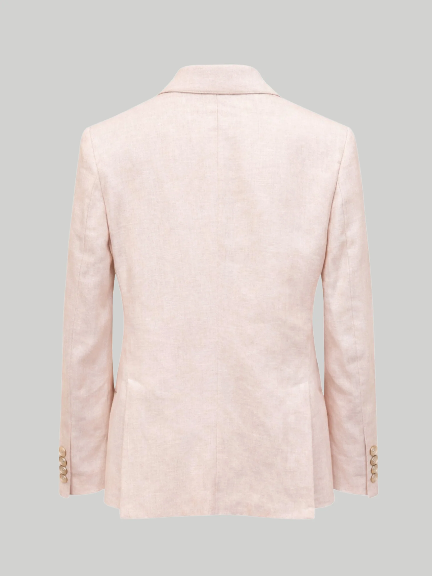 Giacomo Slim Fit Double Breasted Suit Jacket in Pink - Image 7