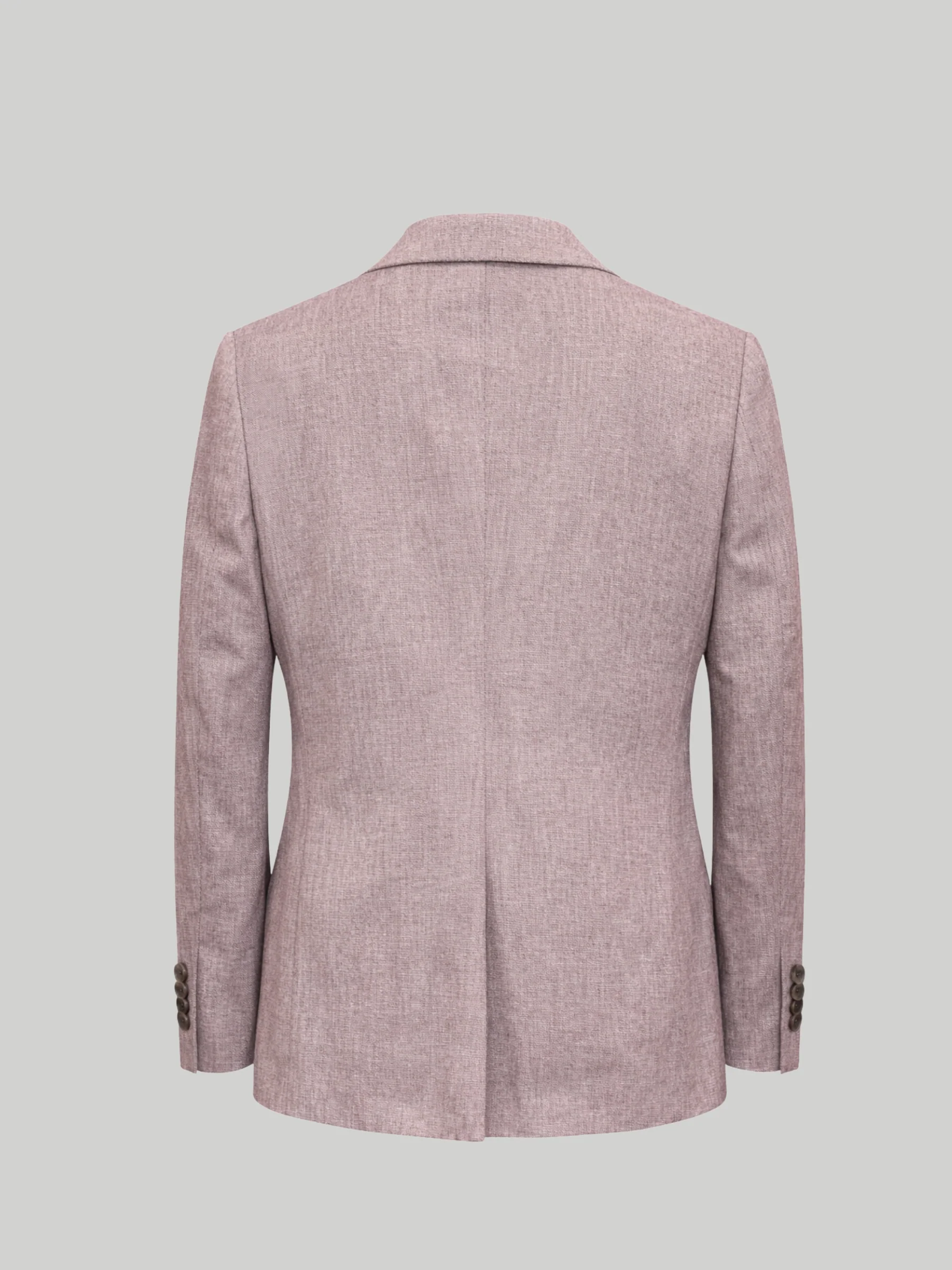 Giacomo Slim Fit Single Breasted Suit Jacket in Berry - Image 7