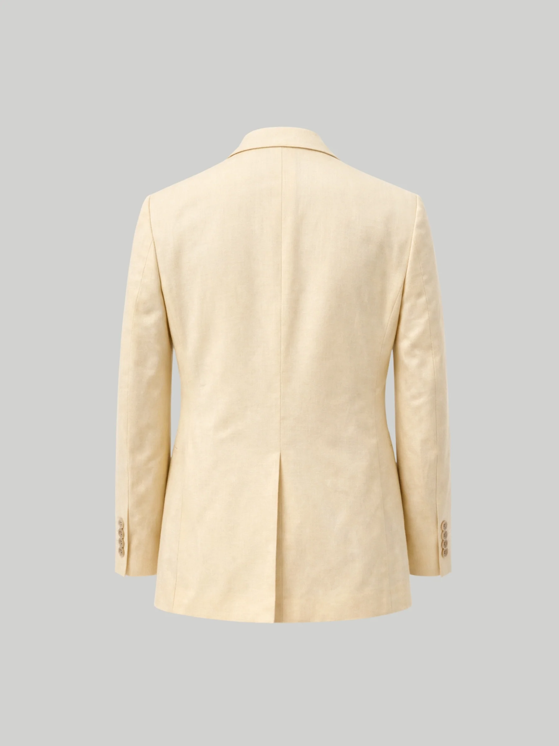 Giacomo Slim Fit Single Breasted Suit Jacket in Butternut - Image 8