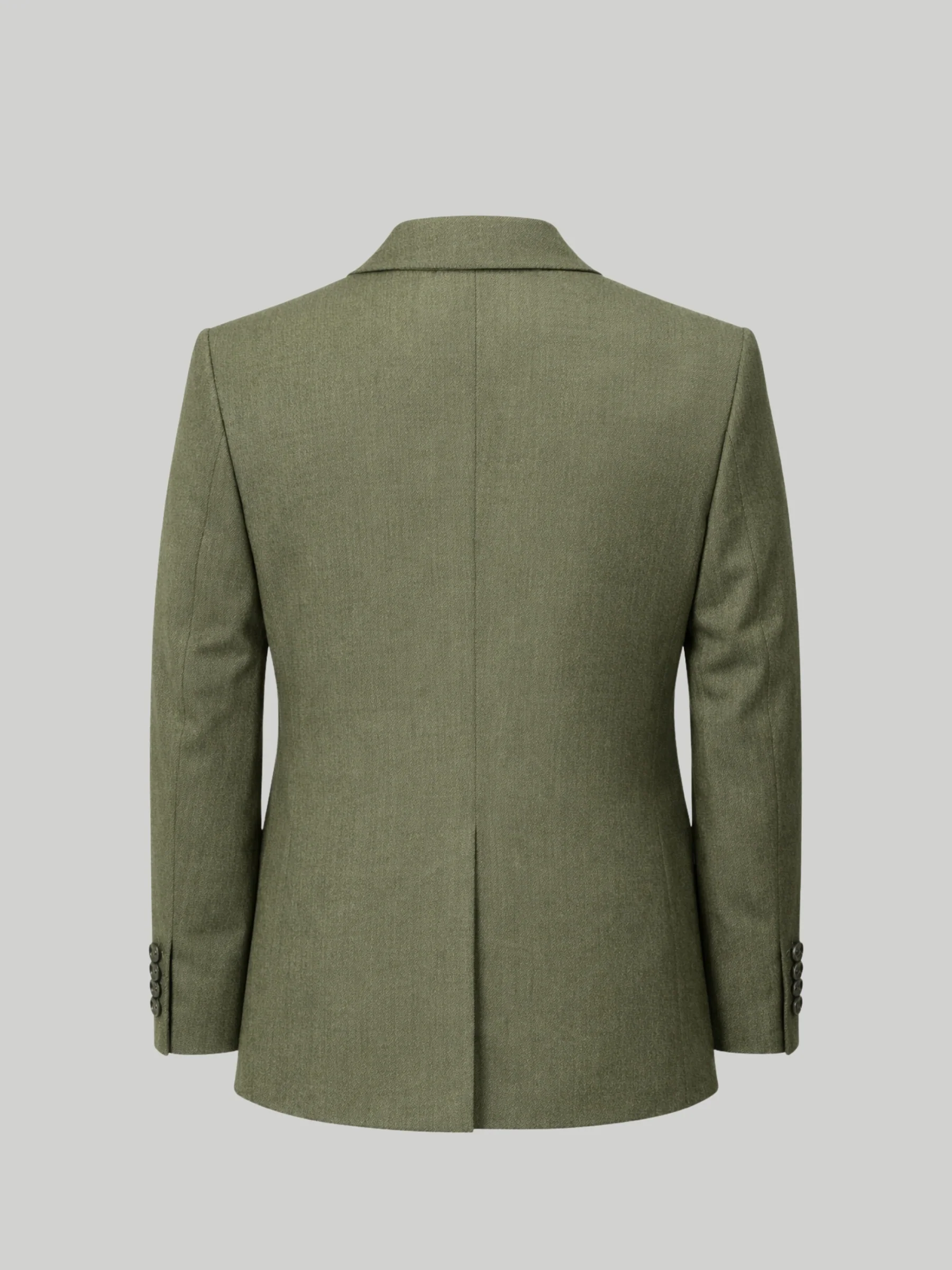 Giacomo Slim Fit Single Breasted Suit Jacket in Dark Green - Image 7