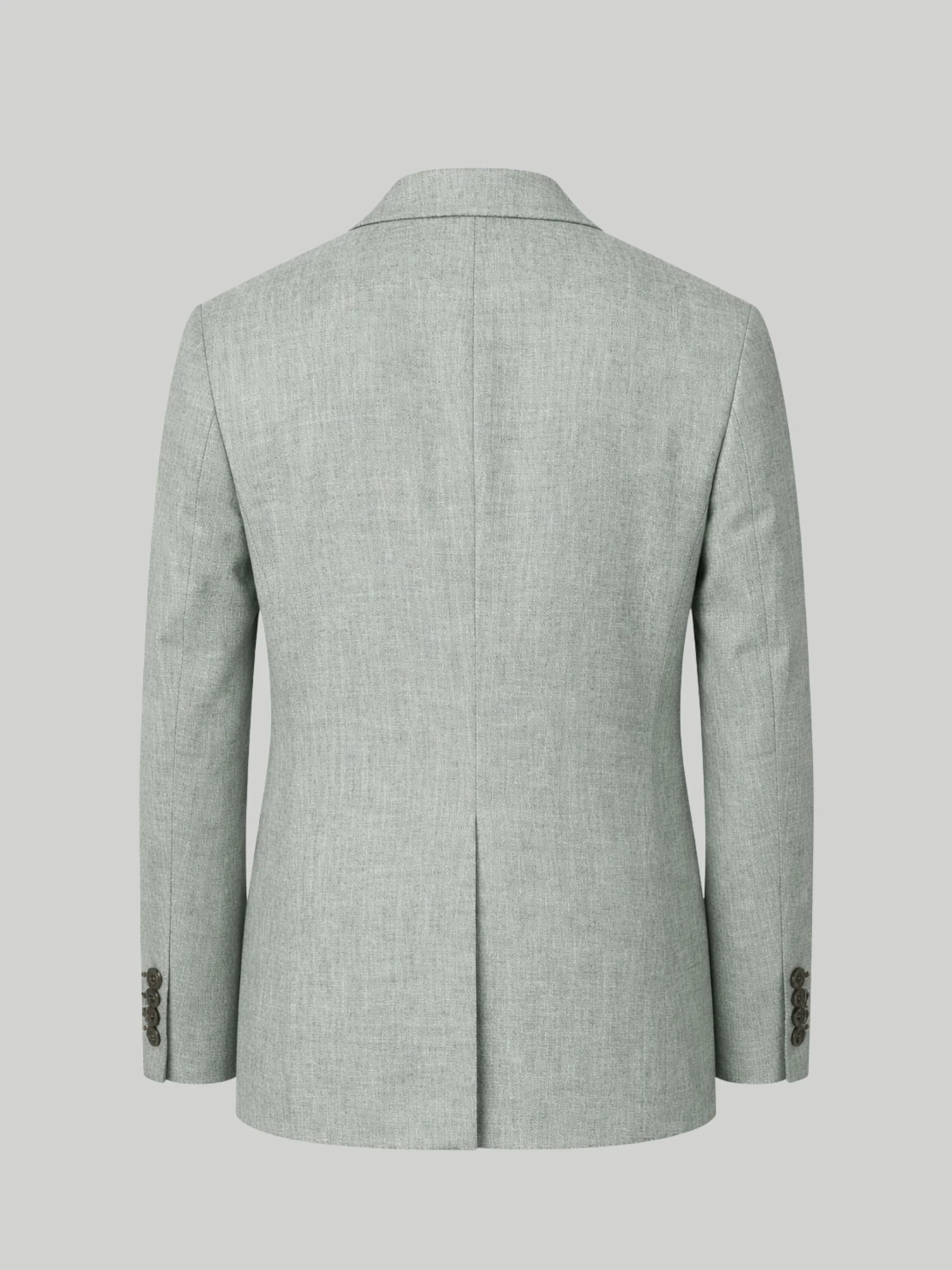 Giacomo Slim Fit Single Breasted Suit Jacket in Green - Image 6