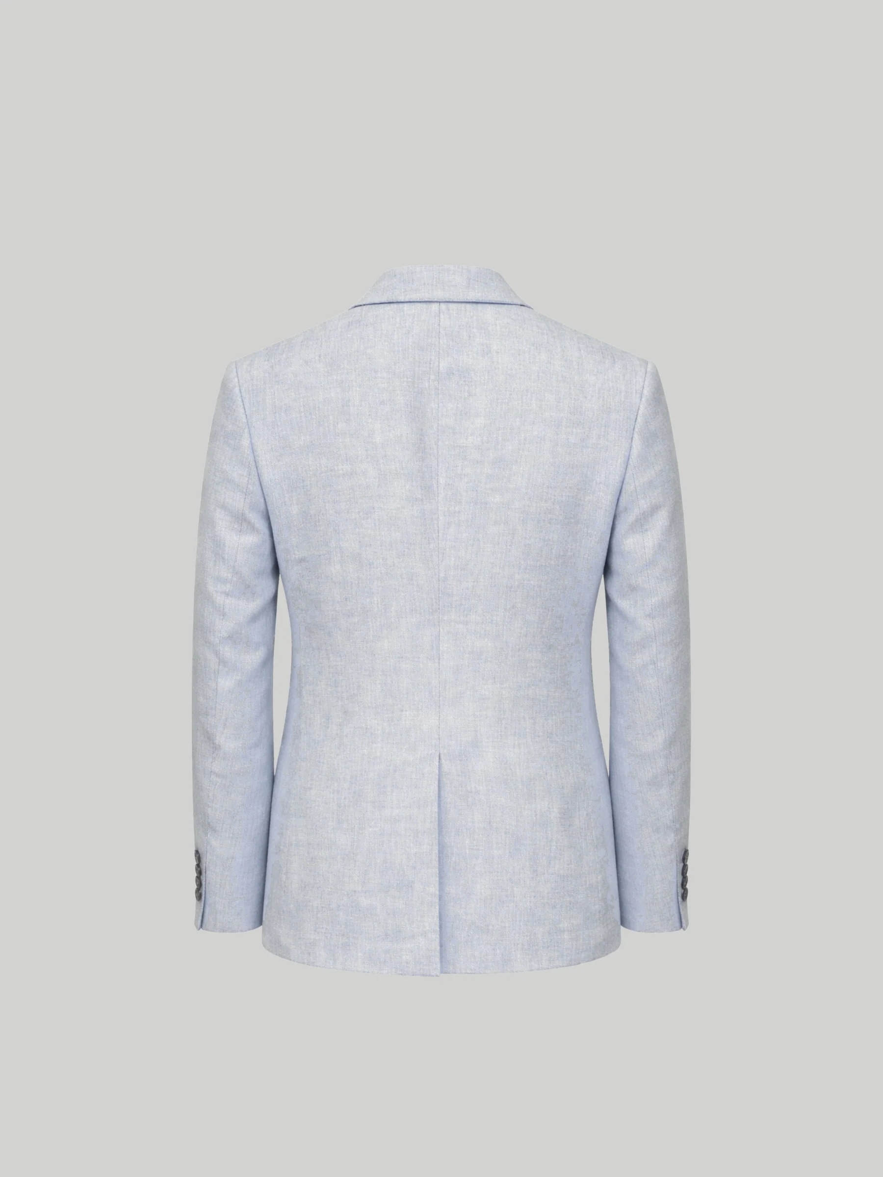 Giacomo Slim Fit Single Breasted Suit Jacket in Light Blue - Image 7
