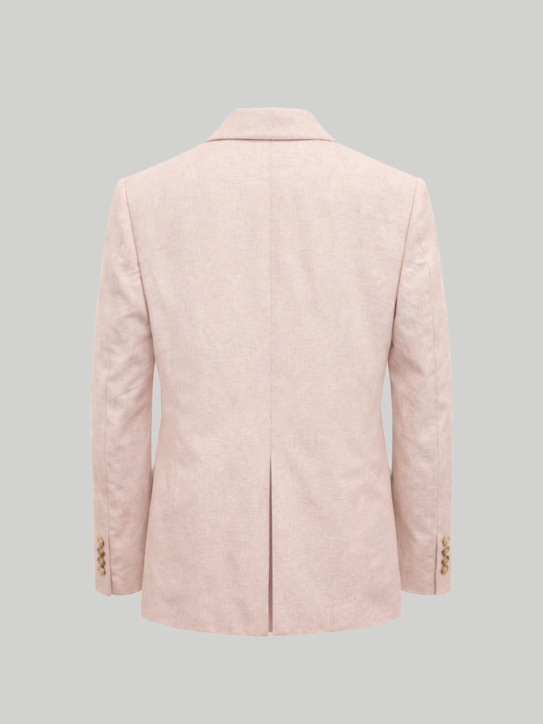 Giacomo Slim Fit Single Breasted Suit Jacket in Pink - Image 6