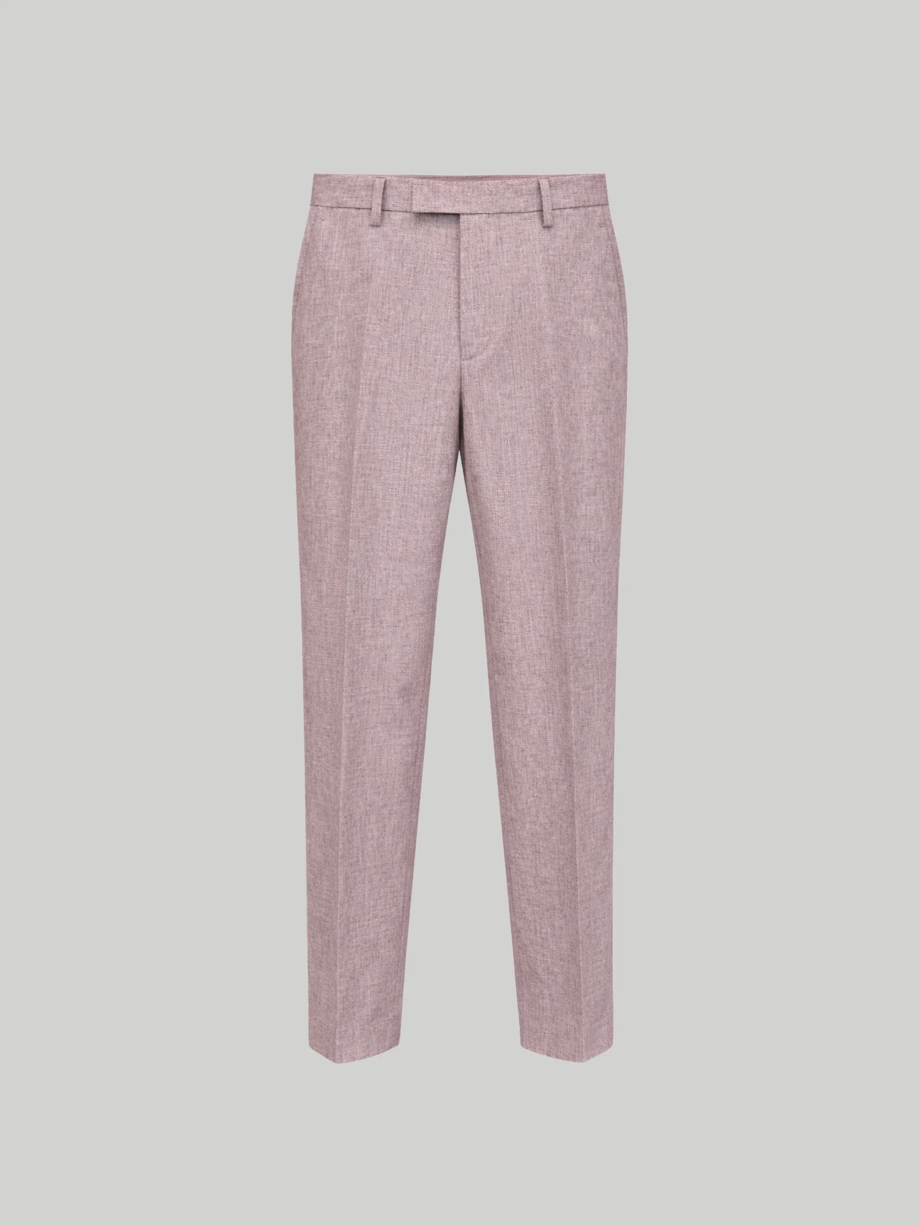 Giacomo Slim Fit Suit Trousers in Berry - Image 6