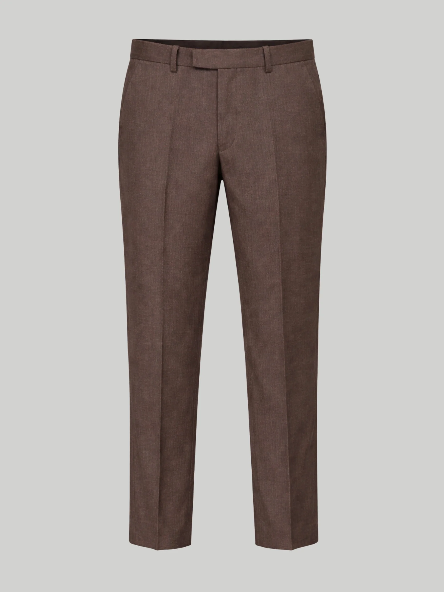 Giacomo Slim Fit Suit Trousers in Brown - Image 5