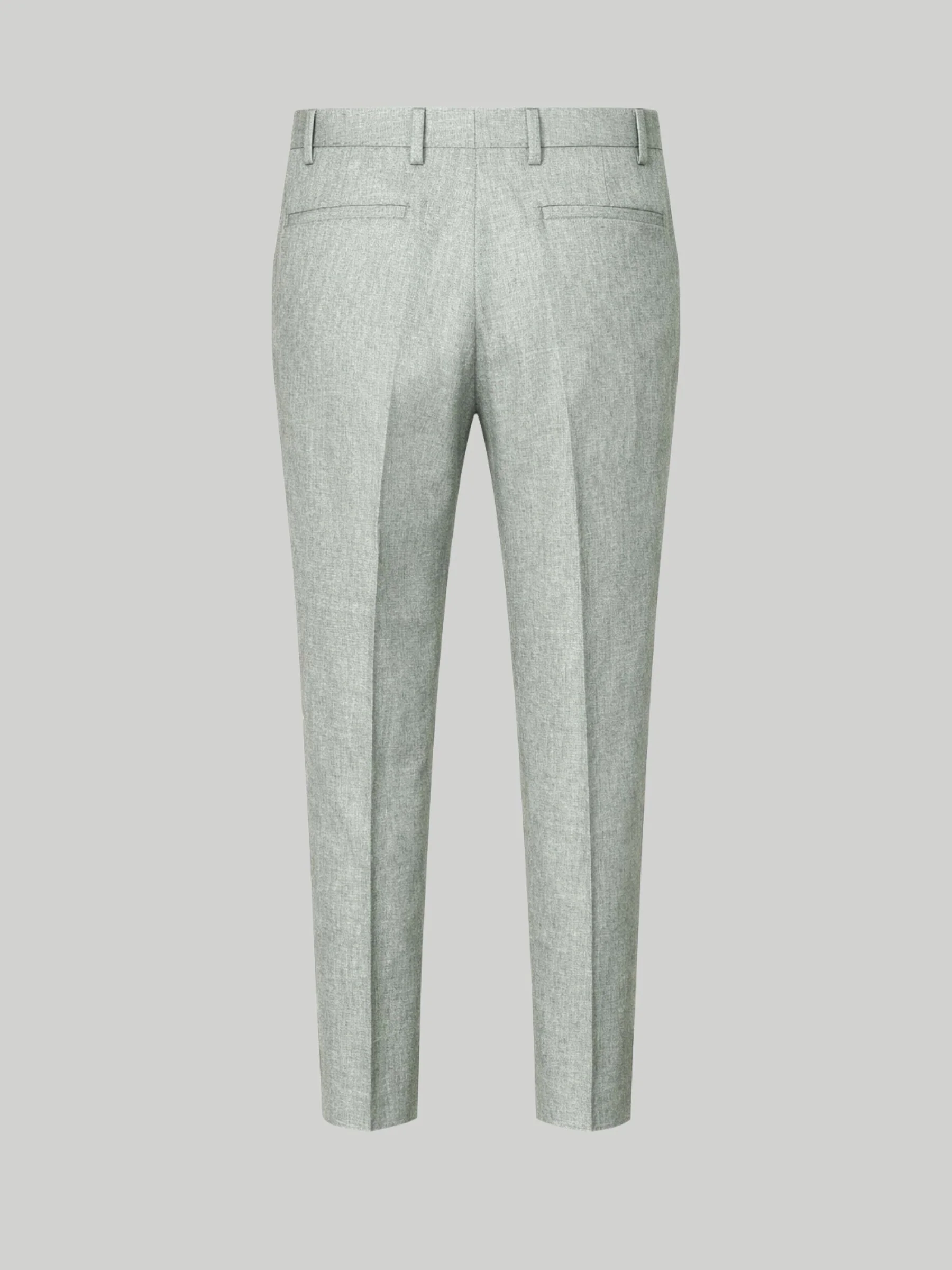 Giacomo Slim Fit Suit Trousers in Green - Image 6