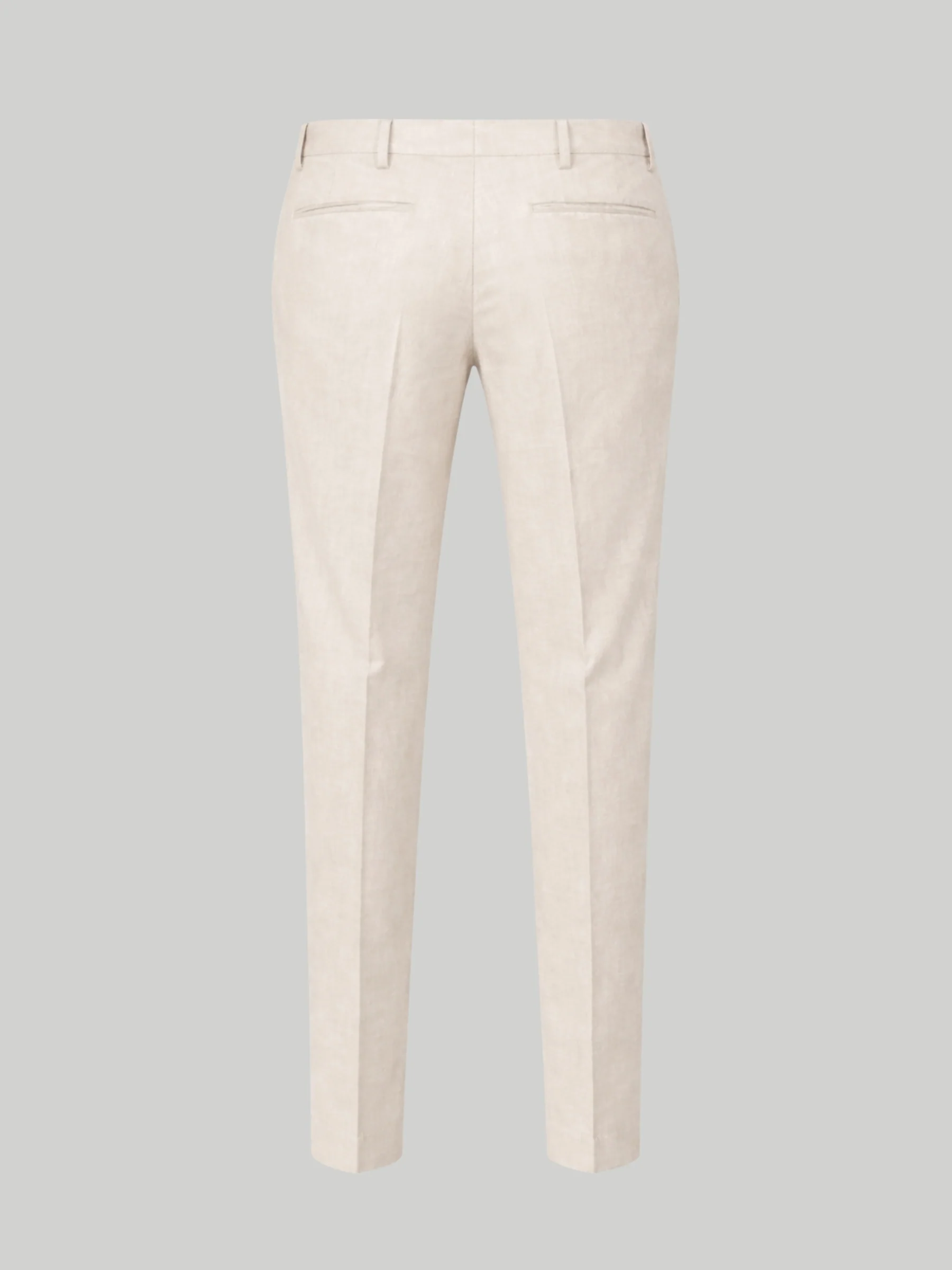 Giacomo Slim Fit Suit Trousers in Stone - Image 6