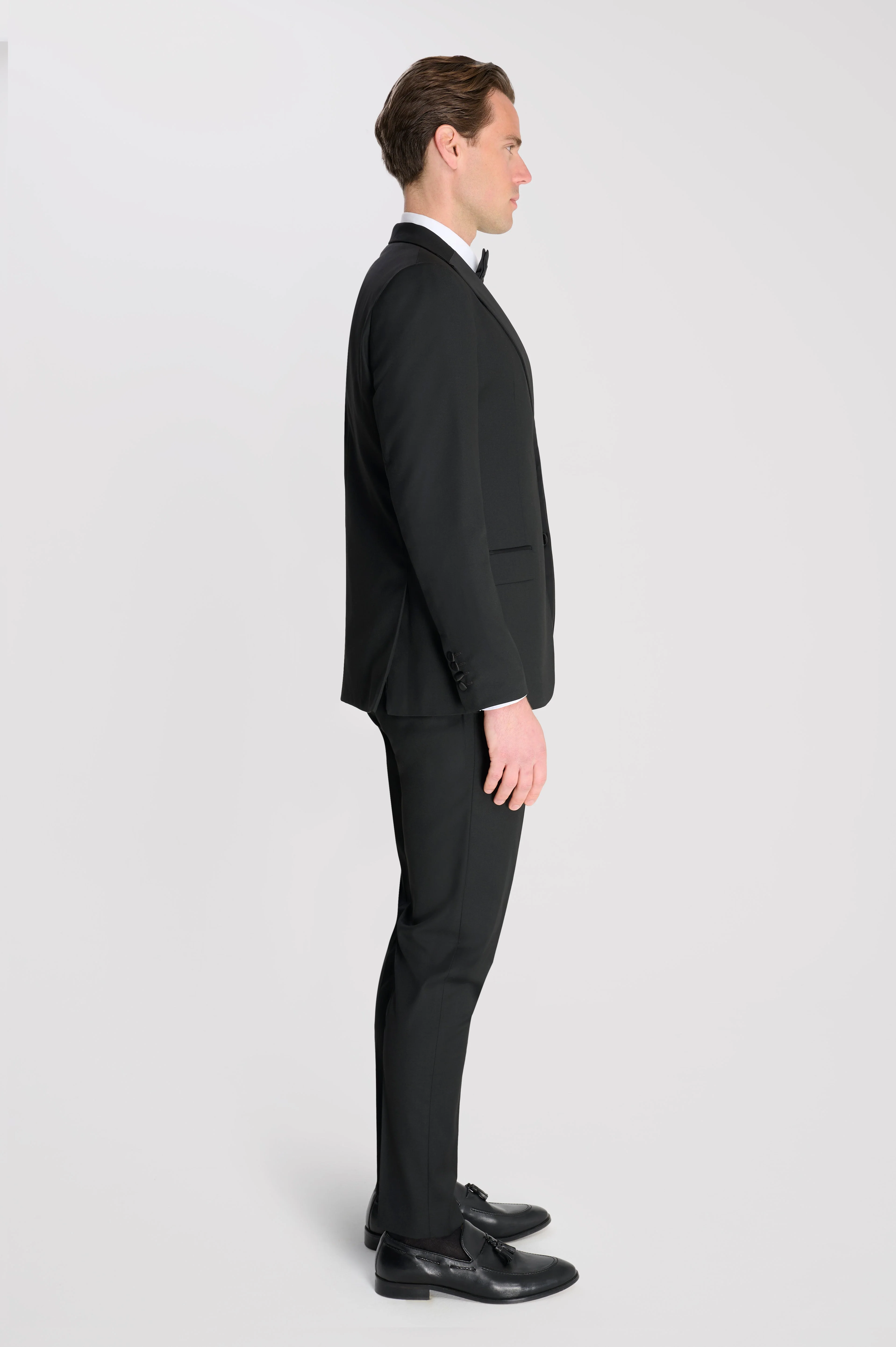 Harry Brown Raffi Tuxedo 3pc Suit Black - Image 3