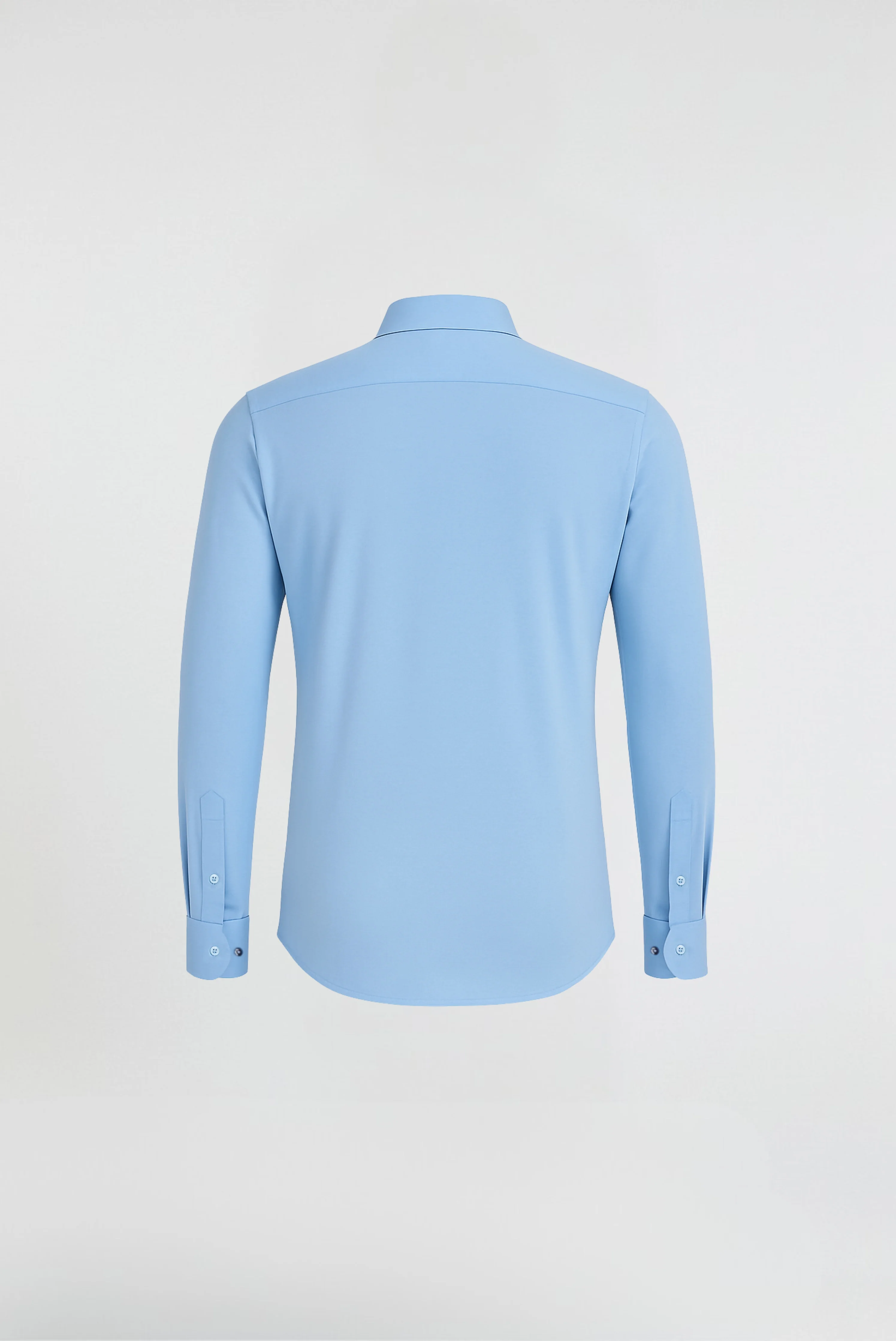 Harry Brown Pique Shirt in Light Blue - Image 3